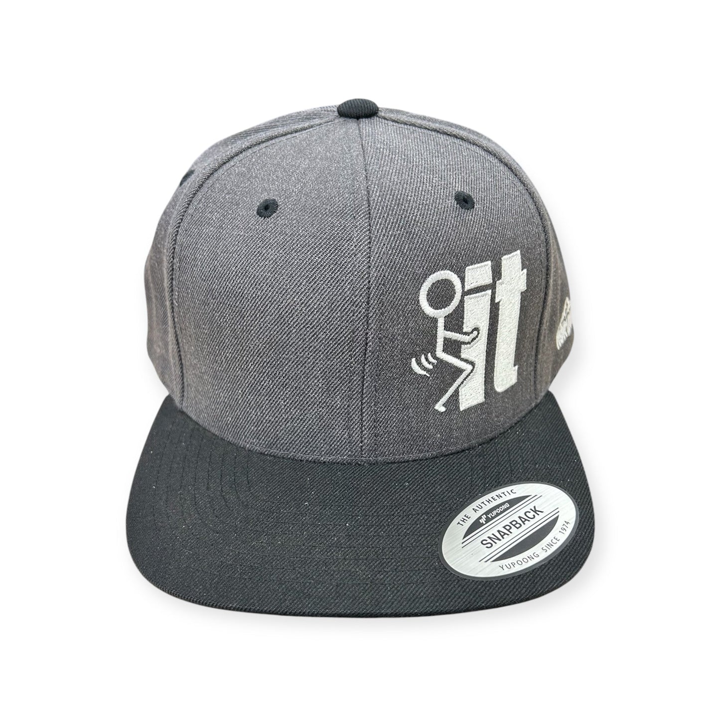 F*ck It Stick Figure Embroidery Hat - YP Classics 6089M Flat Bill