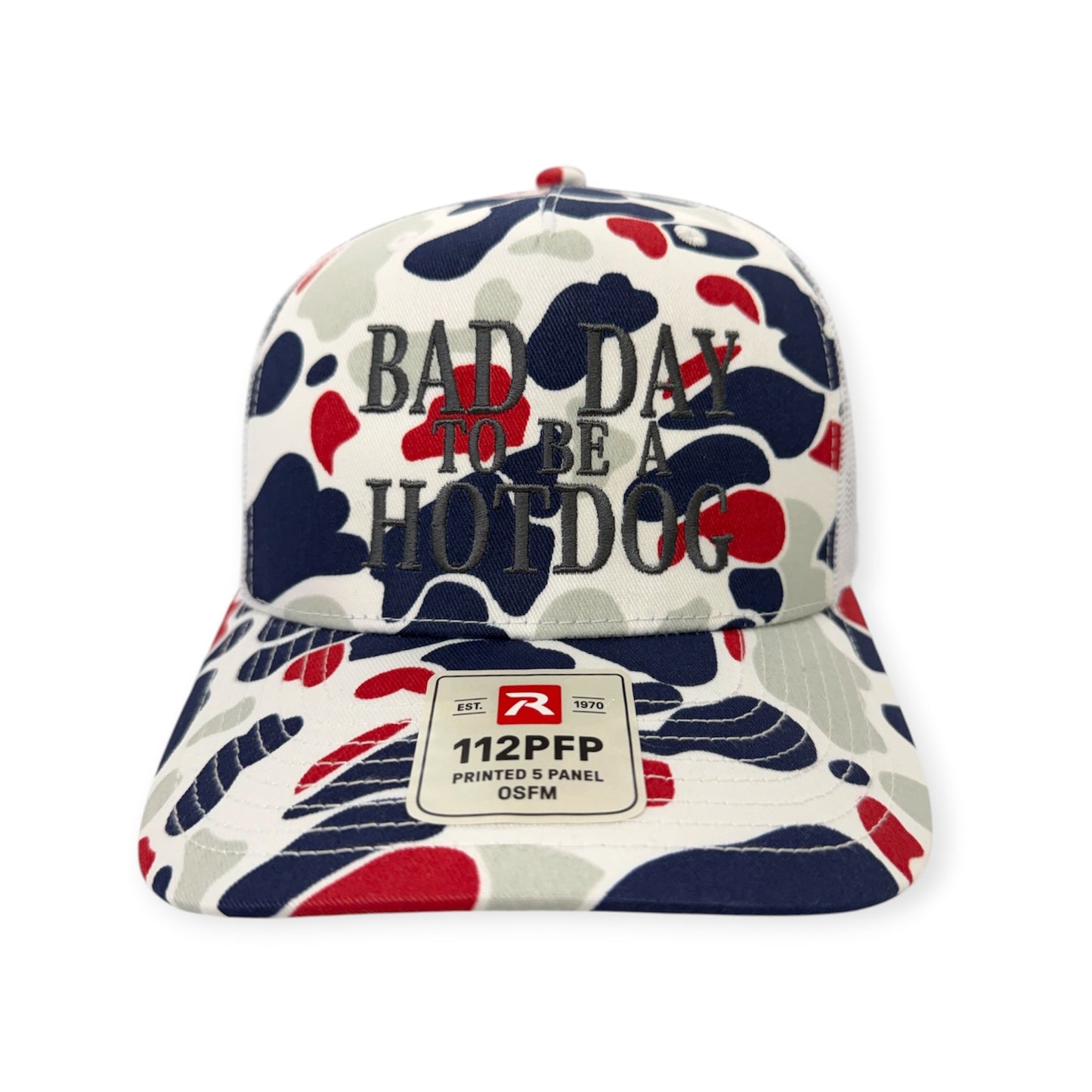 Bad Day To Be A Hotdog Embroidery Hat - Otto Cap
