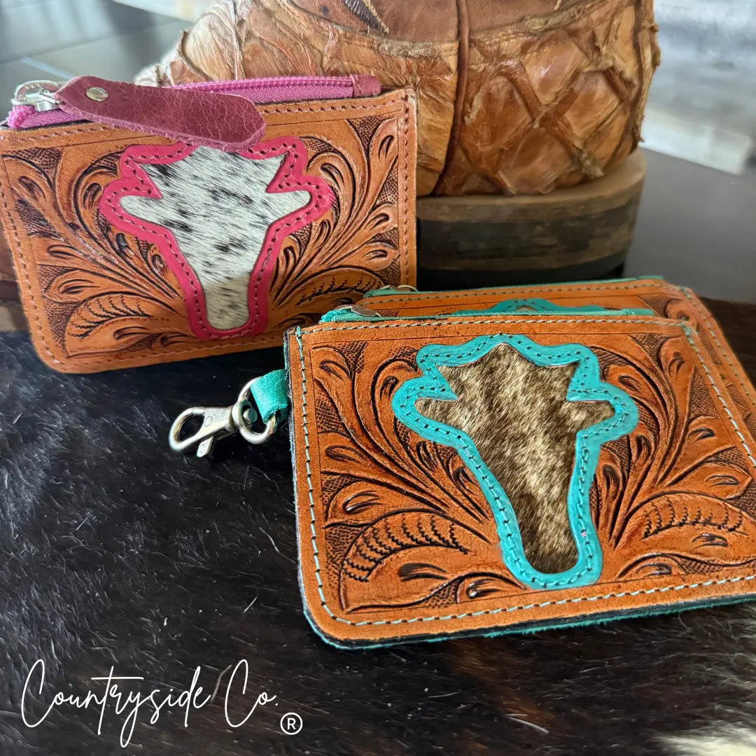 Countryside Cattle Co. Leather Pouch, Wallet Countryside Co.