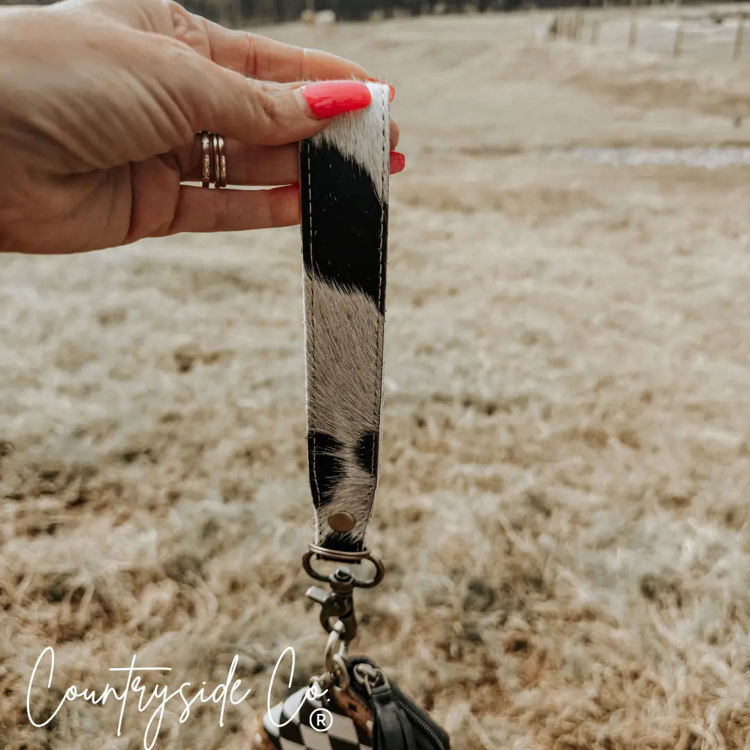 The Sidekick Checkered Mini Wallet Keychain Countryside Co.