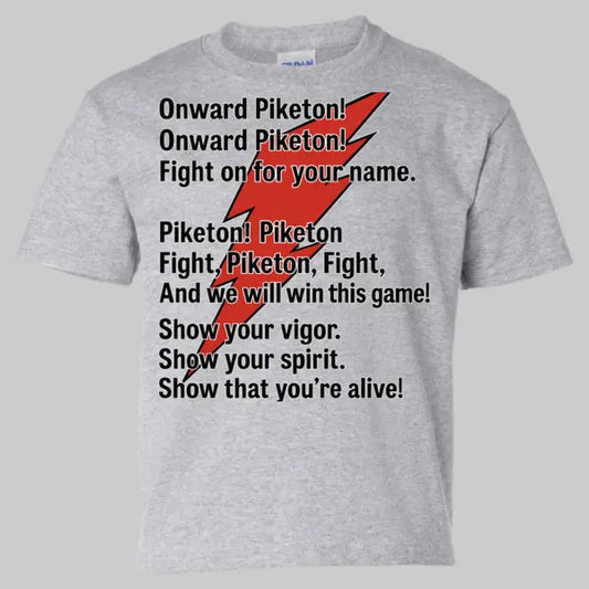 Youth Piketon Redstreaks Fight Song T-Shirt Handmadeohio
