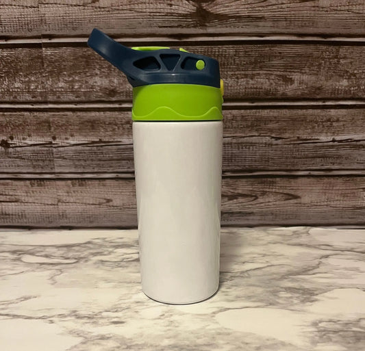 12oz Kids Steel Tumbler: Double Walled, Sublimation Ready Handmadeohio