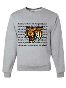 Tigers Fight Song Crew Neck Handmadeohio
