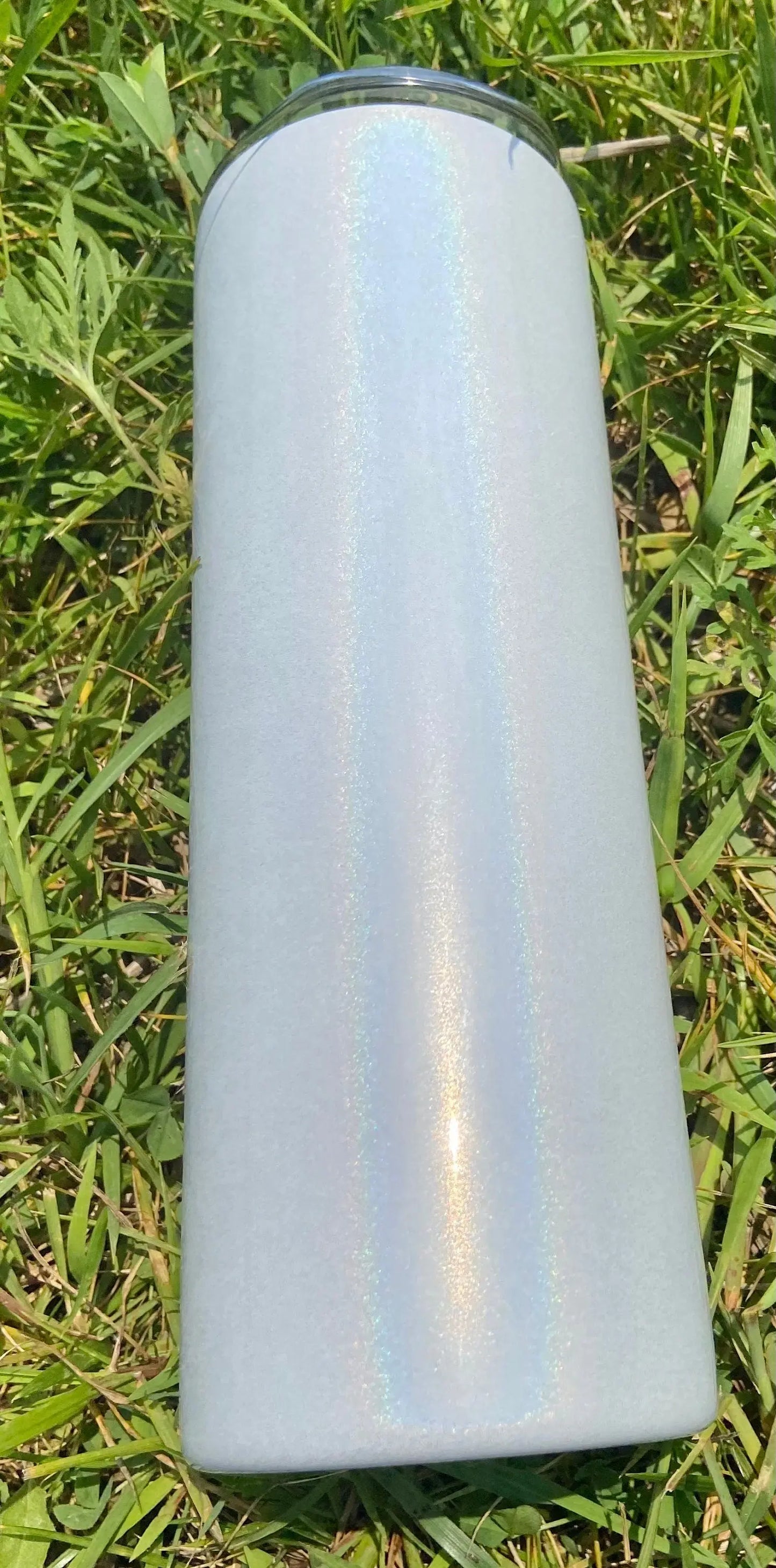 Holographic Glitter 20oz Tumbler: Double Walled Steel, Sublimation Ready Handmadeohio