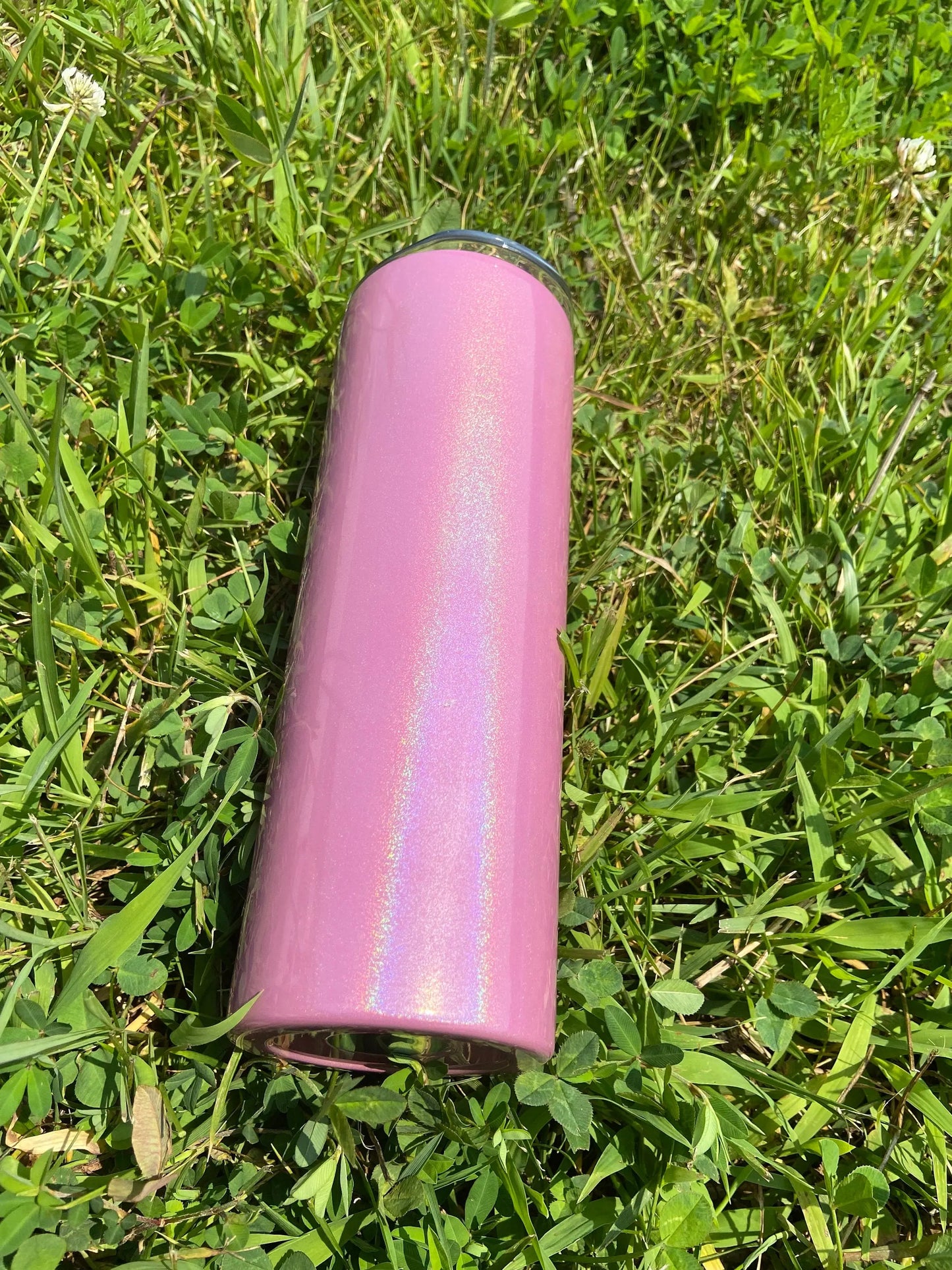 Holographic color change 20oz Tapered double walled steel tumbler, Ready to ship, sublimation, color change, custom RTS Handmadeohio