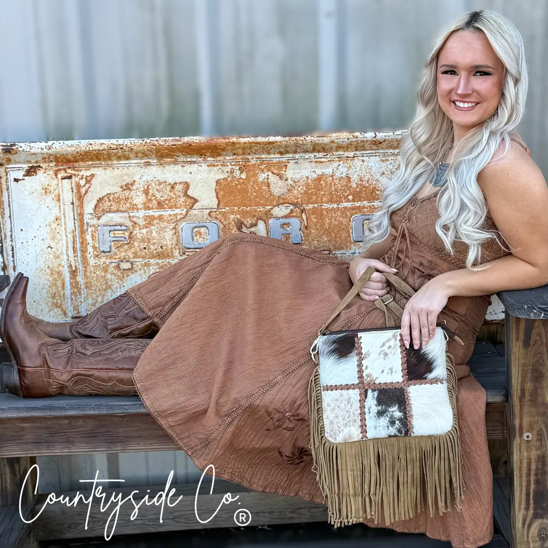 Chesney Cowhide Western Purse Countryside Co.