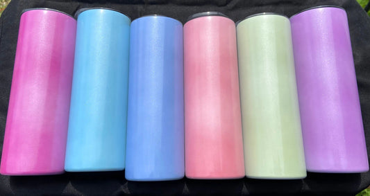 UV color change 20oz straight double walled steel tumbler, Ready to ship, sublimation, color change, custom RTS Handmadeohio