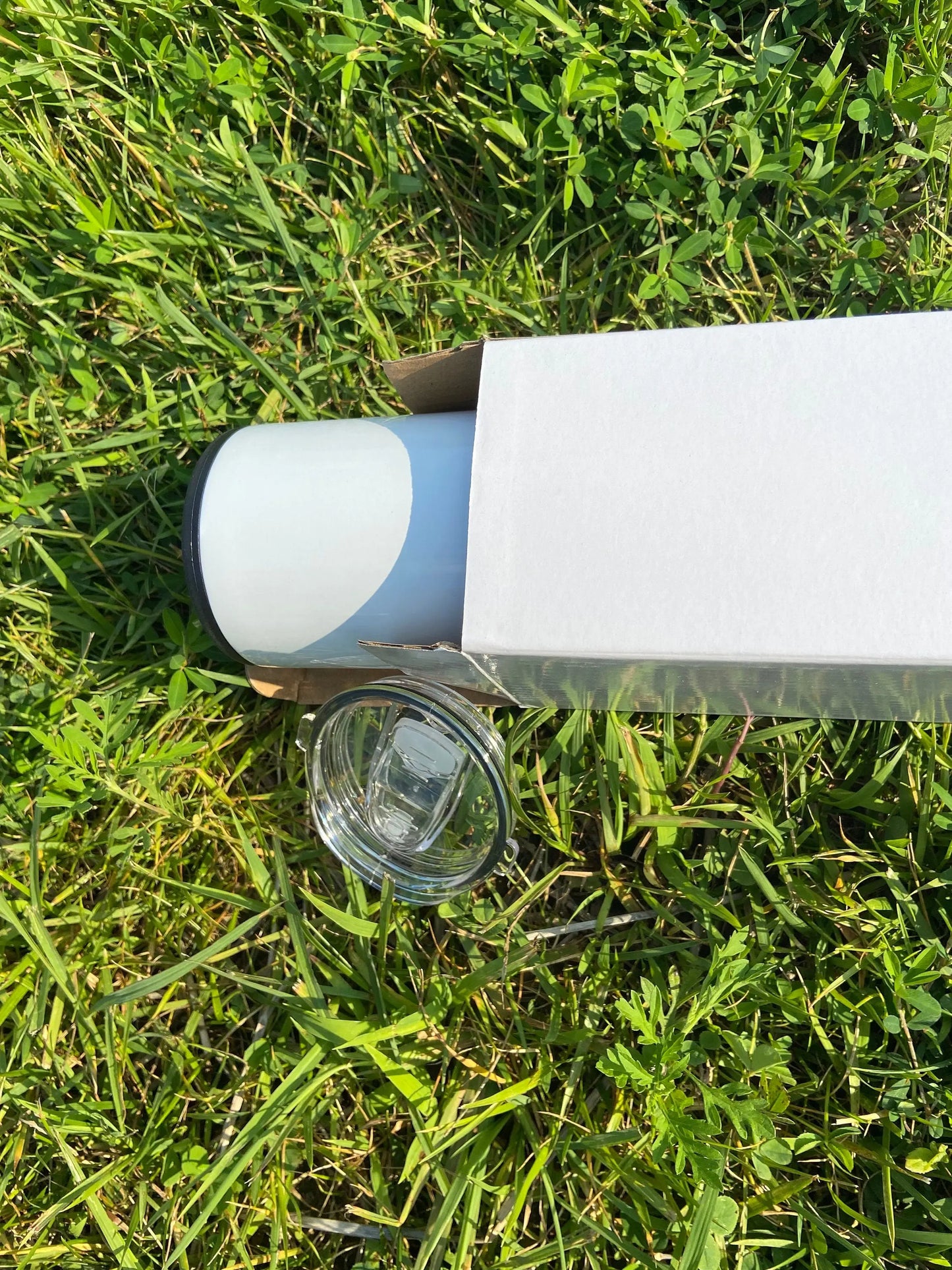 Skinny Can Bottle Holder: 15oz Tumbler with Lid Handmadeohio