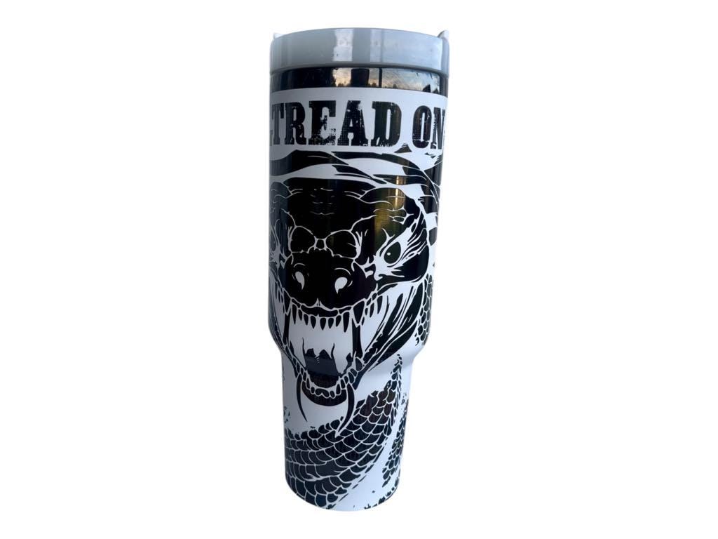 Don’t Tread On Me 40oz Patriotic Snake Tumbler