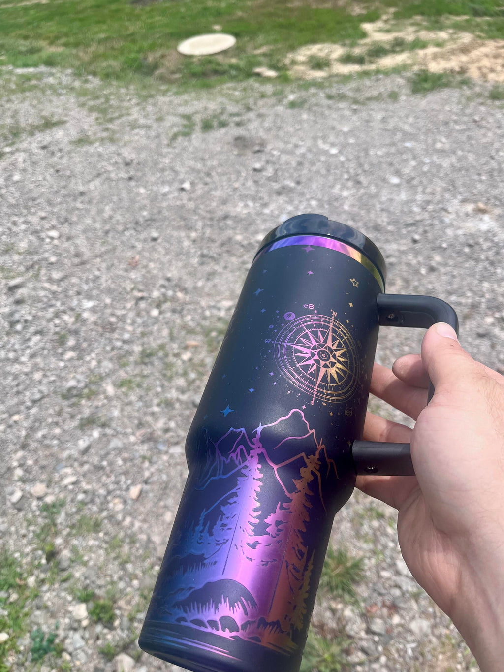 Custom Laser Engraved 40oz Tumbler: Insulated Stainless Steel Drinkware