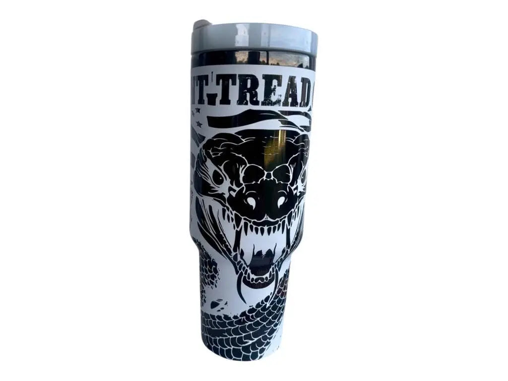 Don’t Tread On Me 40oz Patriotic Snake Tumbler Handmadeohio