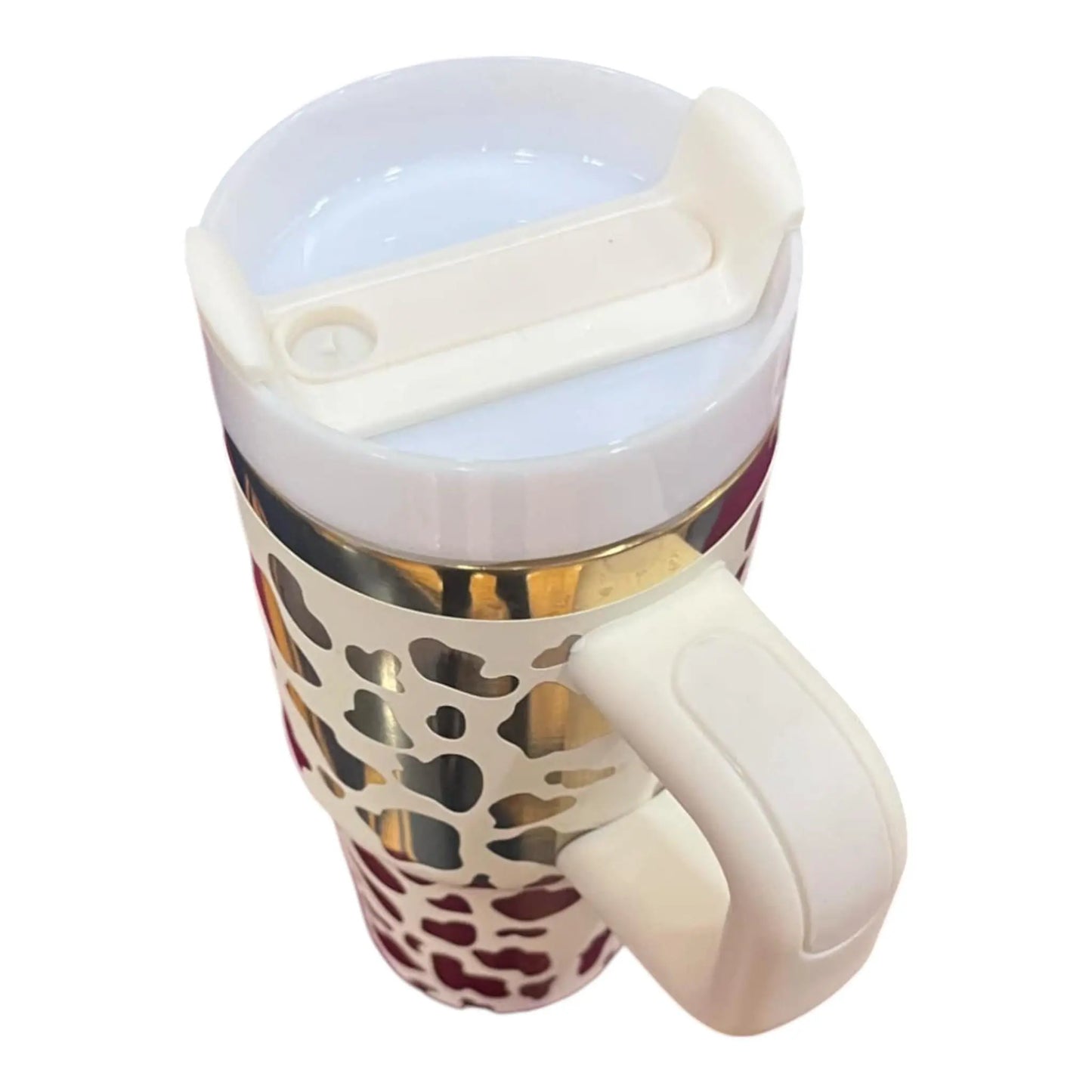 Mama & Mini Tumbler Set: Stainless Steel Cream Tumblers Handmadeohio