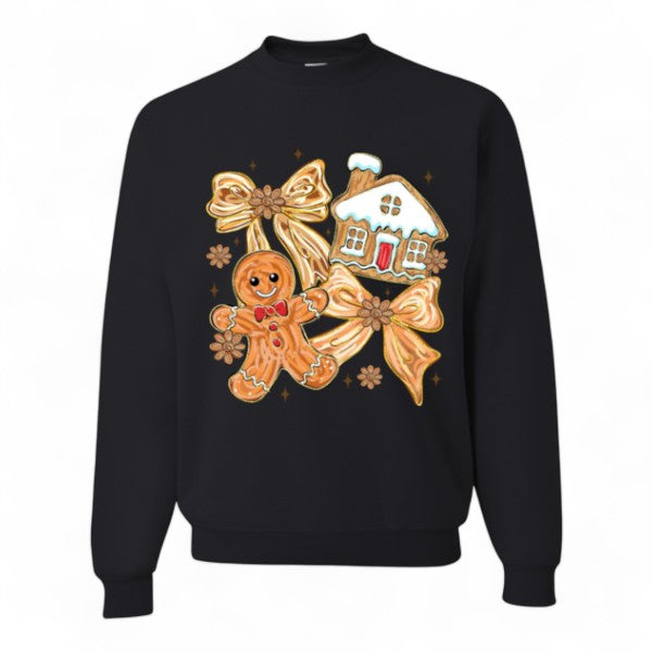 Gingerbread Christmas Crewneck | Cute Holiday Sweatshirt for Women