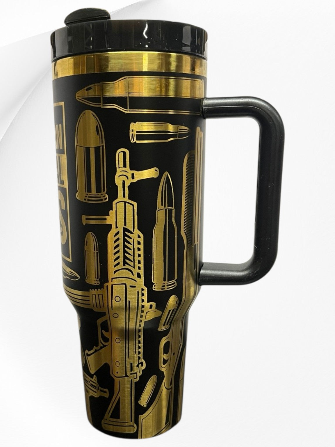 I Love One Woman & Several Guns – 40oz Laser Engraved Tumbler