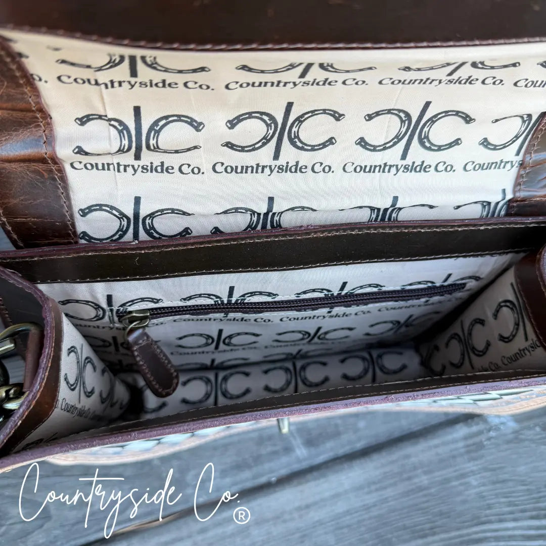 Zadie Tooled Leather Concealed Carry Handbag Countryside Co.